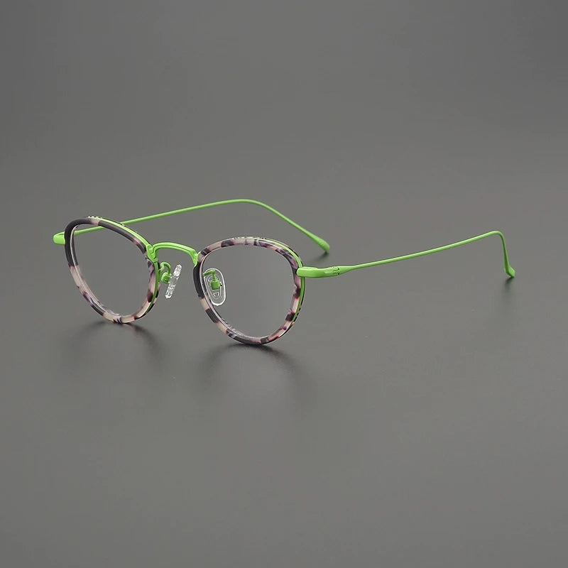 Titanium Cat Eye Prescription Eyeglasses