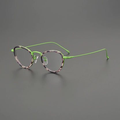Titanium Cat Eye Prescription Eyeglasses