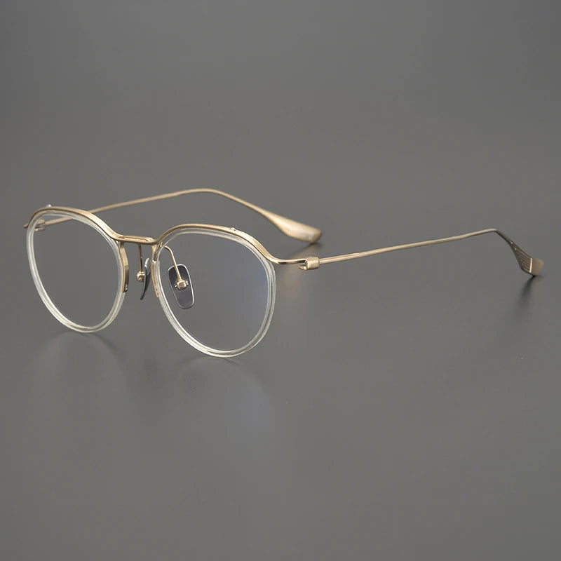 Korean Titanium Windsor Round Eyeglasses