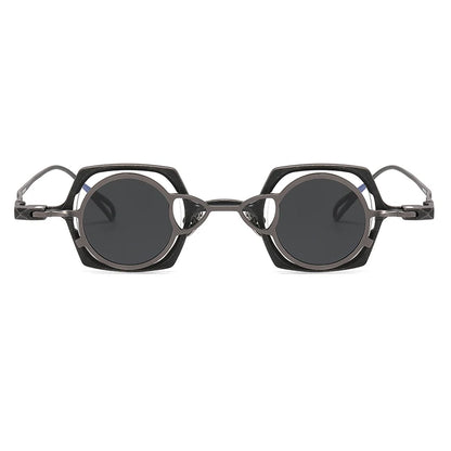 2-in-1 Magnetic Clip-On Pure Titanium Eyeglasses with Polarised Clip additional product view