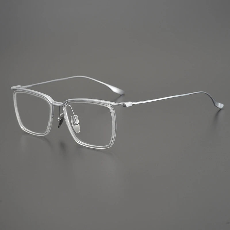 Titanium Square Eyeglasses