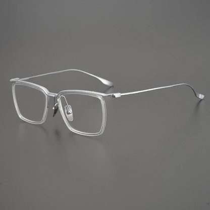 Titanium Square Eyeglasses
