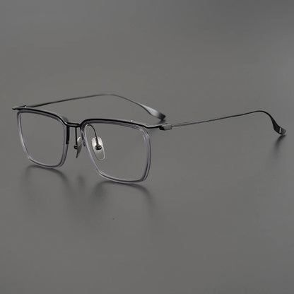 Titanium Square Eyeglasses