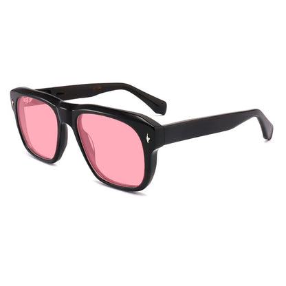 Vintage Polarised Acetate Sunglasses UV400 with a Larger Fit temple detail