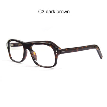 Retro Rectangle Acetate Glasses | Kingsman-Inspired Frame additional product view