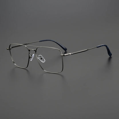 Alloy Geometric Pilot Prescription Eyeglasses