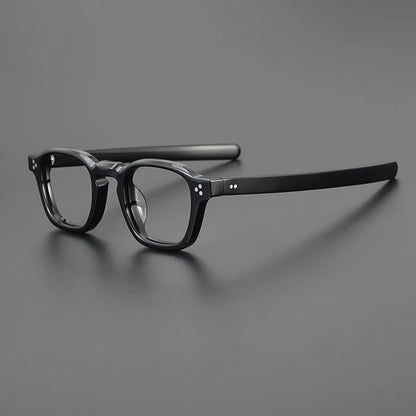 Vintage Small Round Acetate Glasses Frame | Prescription-Ready additional product view