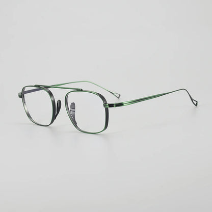 Petite Titanium Pilot Prescription Eyeglasses | Ultra-Light Optical Frame for Rx Lenses – CINILY UK temple detail