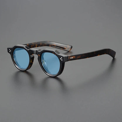 Vintage Polarised Acetate Sunglasses with UV400 Protection for a Small Fit
