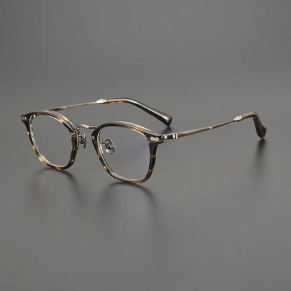 Titanium Acetate Square Prescription Eyeglasses | Ultra-Light Designer Rx Glasses – CINILY UK