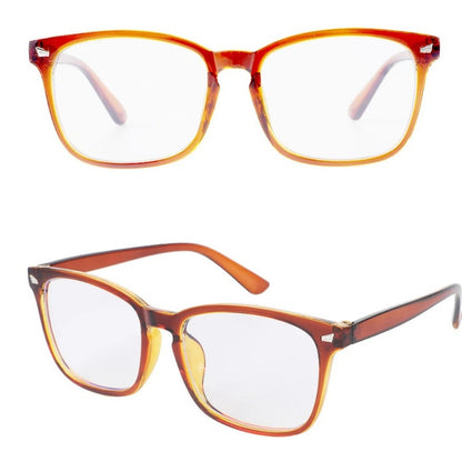 Plastic Black Square Blue Light Glasses
