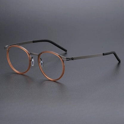 Vintage Round Reading Prescription Glasses Photochromic Anti-Blue Light additional product view