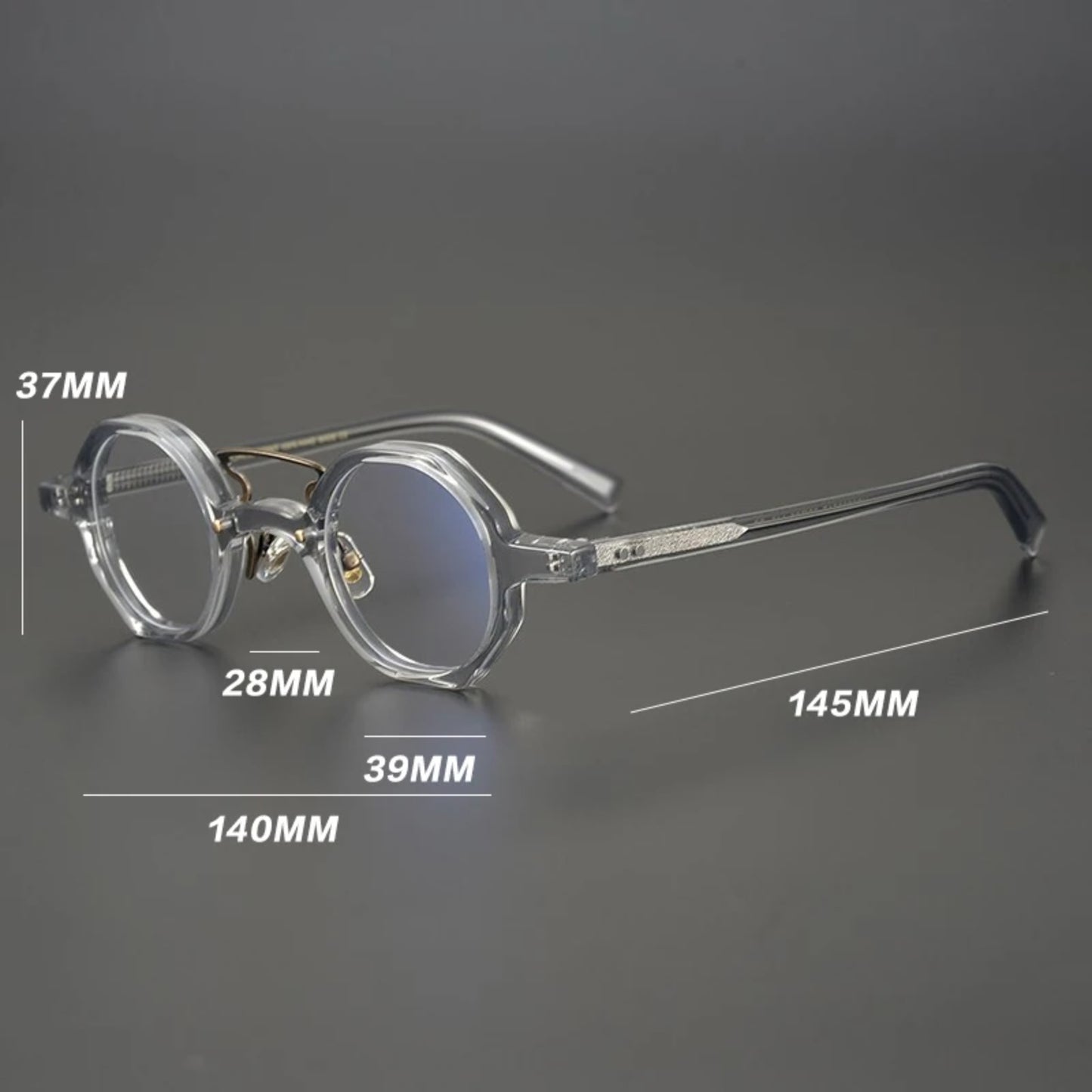 Acetate Round Prescription Eyeglasses