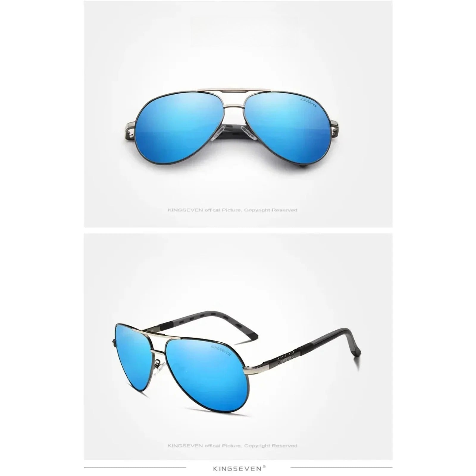 Pilot Polarized UV400 Sunglasses | Lightweight Driving Shades – CINILY UK additional product view
