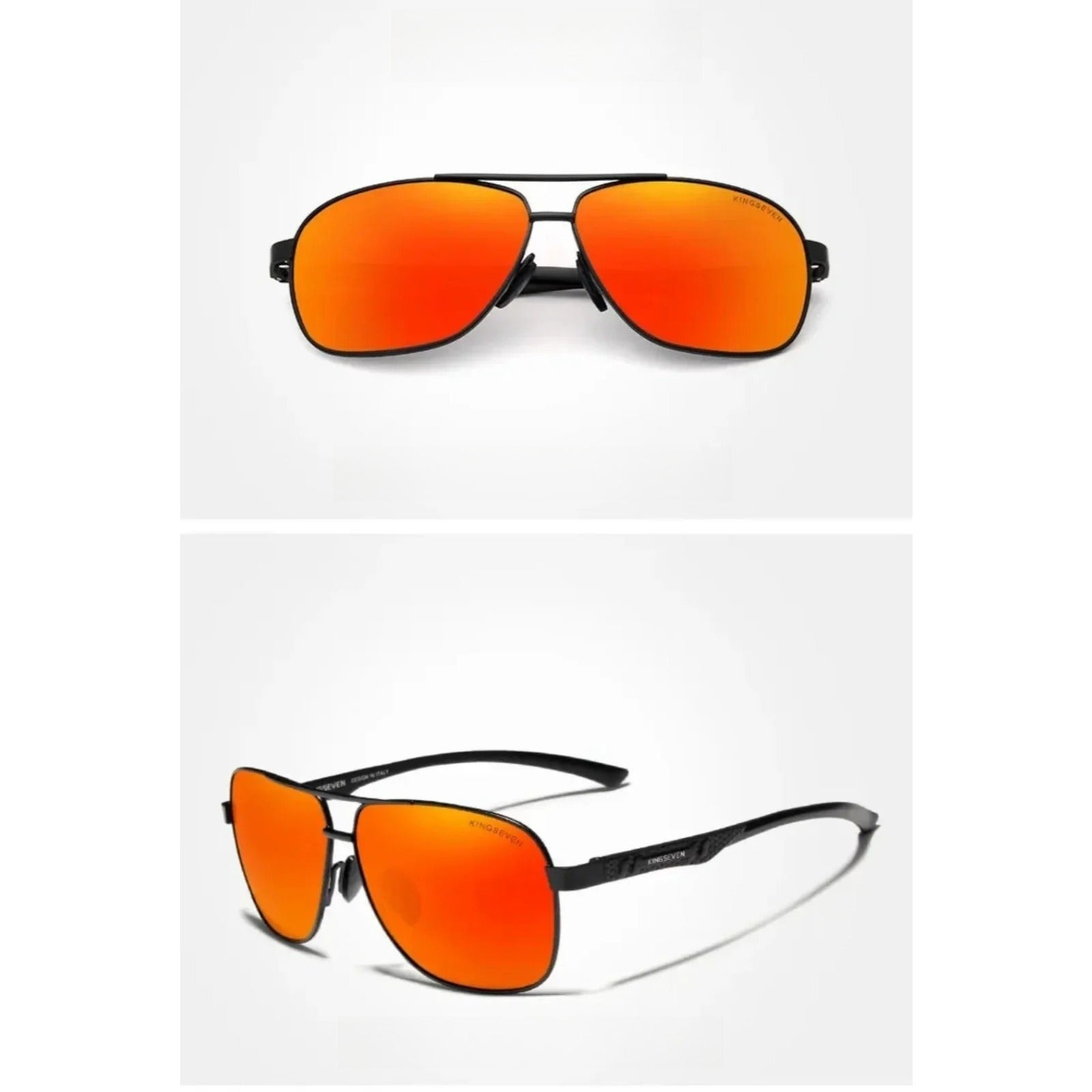 Aluminum Pilot Polarized UV400 Sunglasses | HD Driving Shades – CINILY UK additional product view