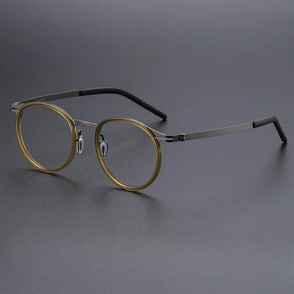 Vintage Round Reading Prescription Glasses Photochromic Anti-Blue Light additional product view