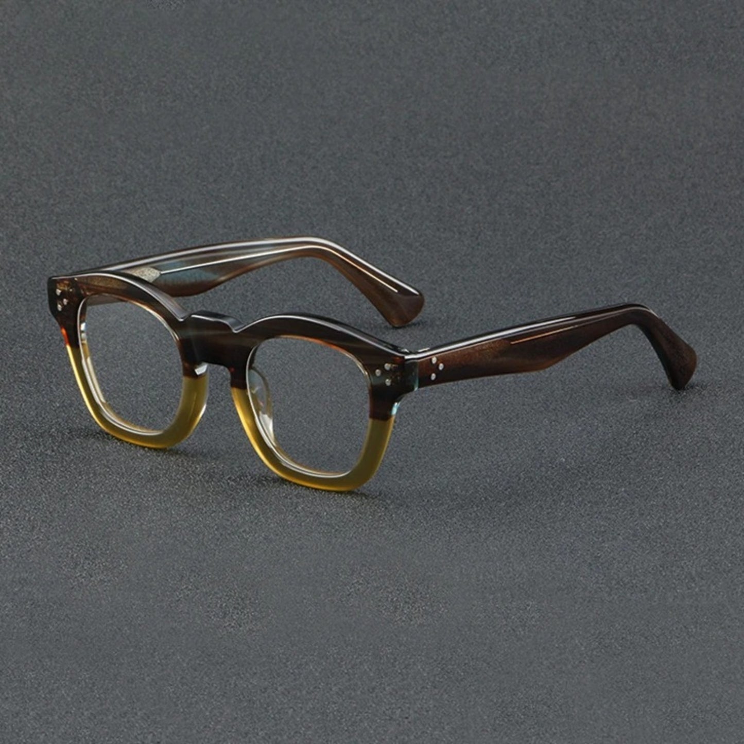 Acetate Small Two-Tone Eyeglasses