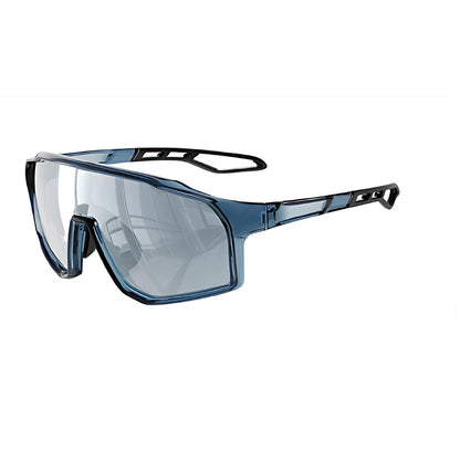 TR90 Angular Shield Sports Sunglasses with PC Lens for Cycling and Outdoor Use side view