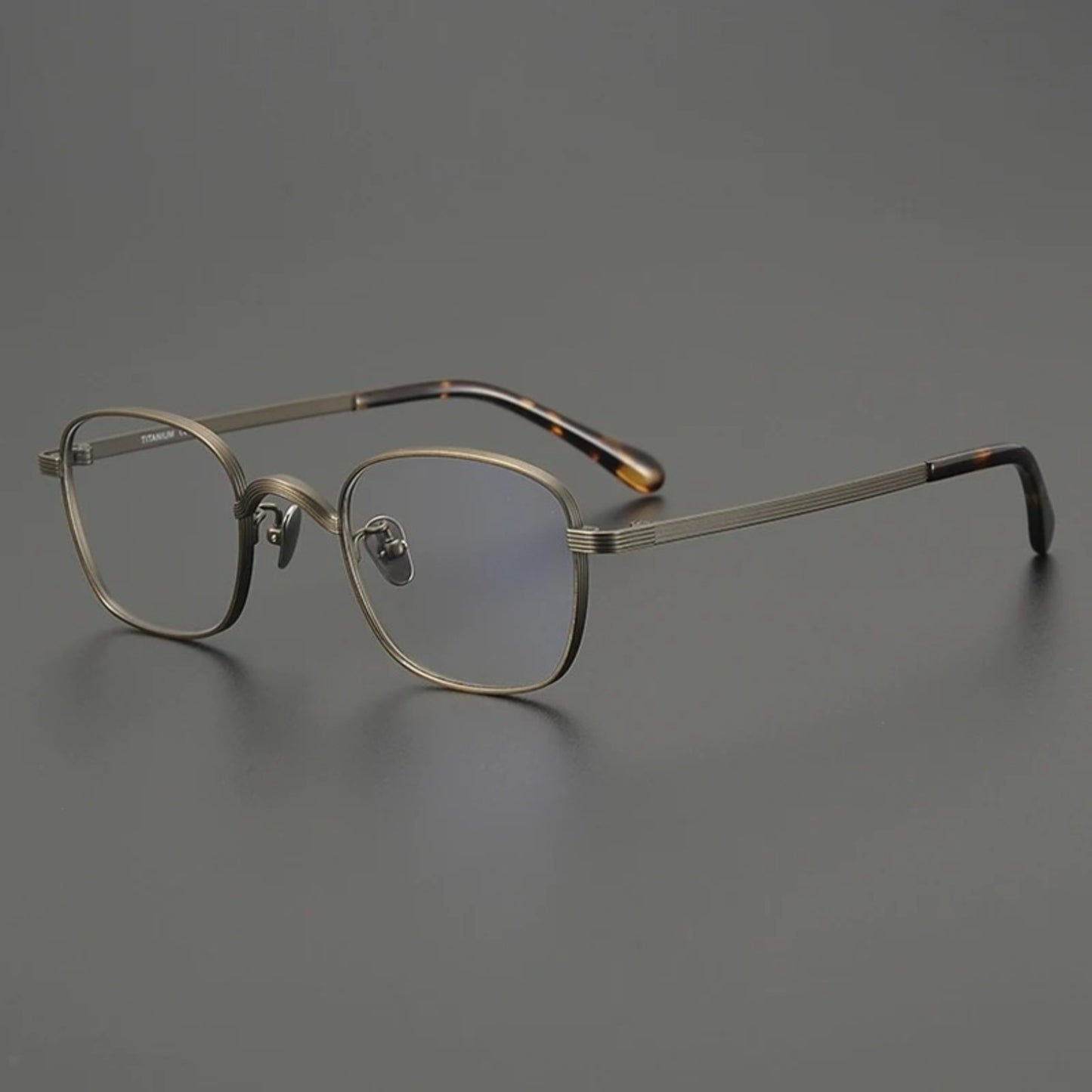 Titanium Square Prescription Eyeglasses