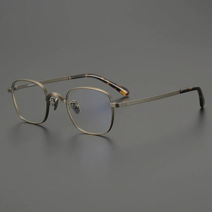 Titanium Square Prescription Eyeglasses