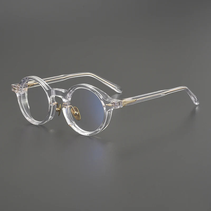 Retro Round Acetate Glasses Frames