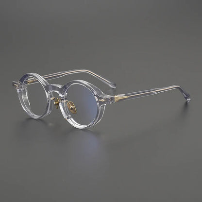 Retro Round Acetate Glasses Frames front view