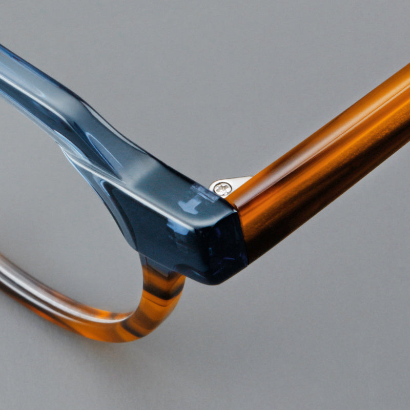 Vintage Acetate Glasses Frames lens detail