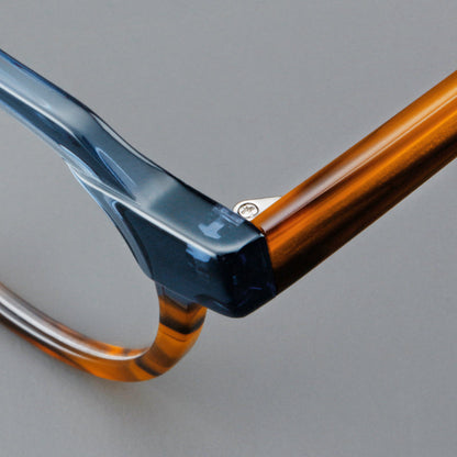 Vintage Acetate Glasses Frames lens detail