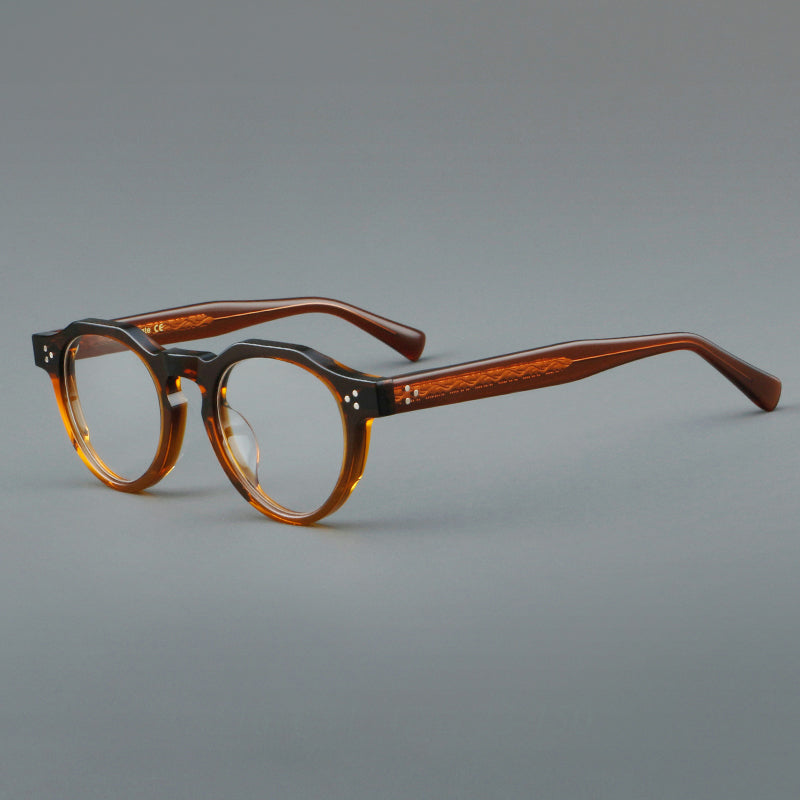 Vintage Acetate Glasses Frames - Brown Gradient