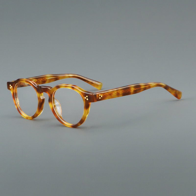 Vintage Acetate Glasses Frames - Amber Tortoiseshell