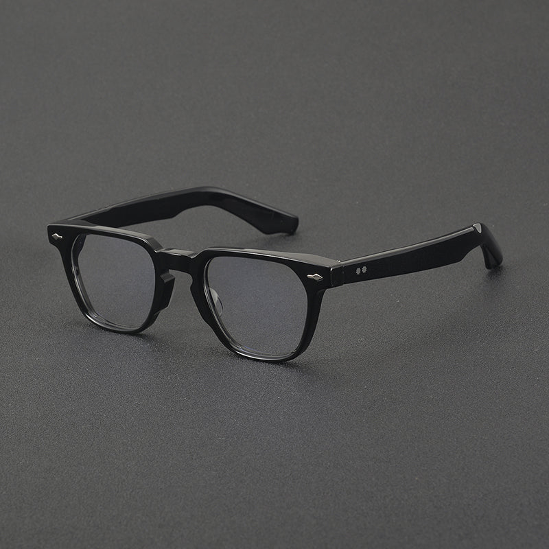 Retro Rectangular Acetate Glasses Frames