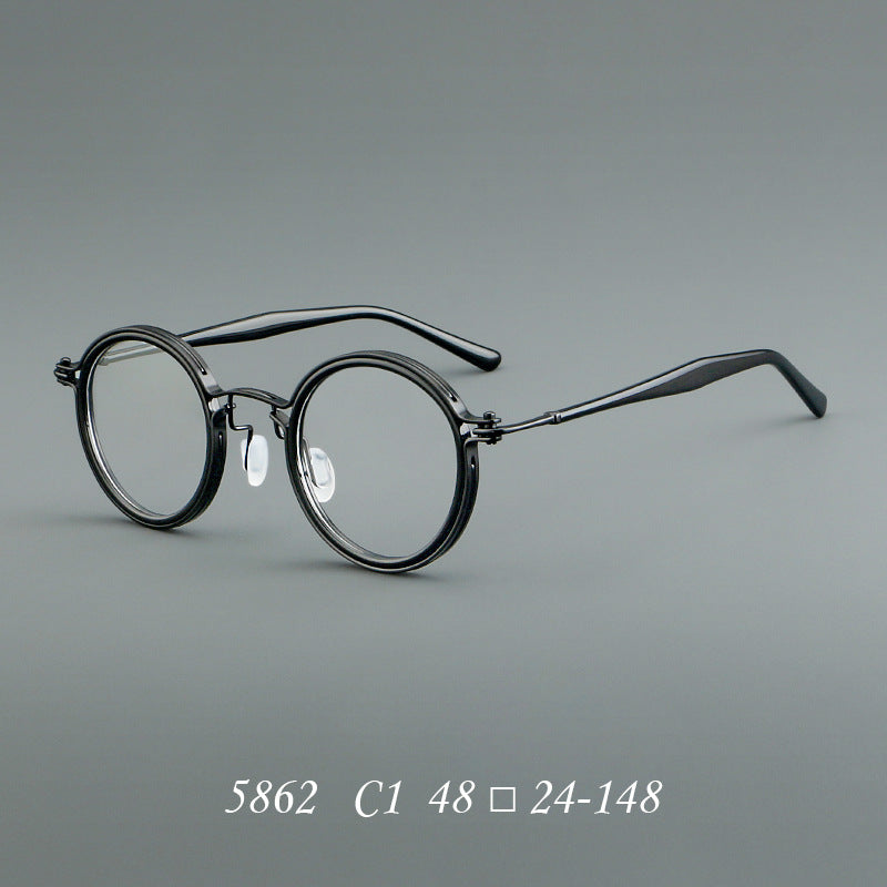 Vintage Round Acetate Glasses Frames