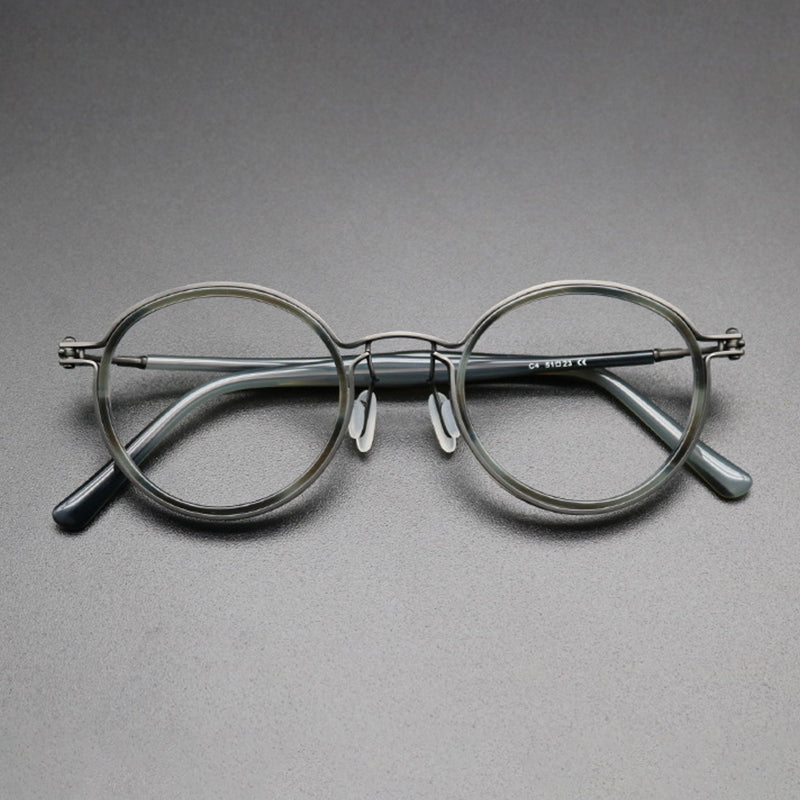 Vintage Round Acetate Glasses Frames