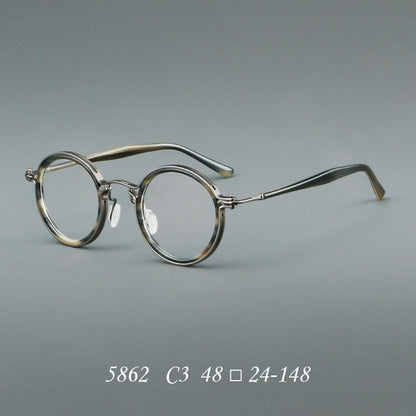 Vintage Round Acetate Glasses Frames additional product view