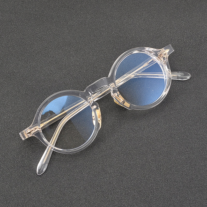 Retro Round Acetate Glasses Frames