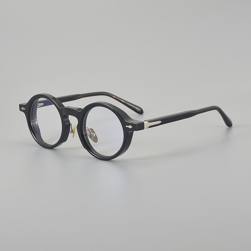 Retro Round Acetate Glasses Frames