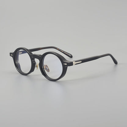 Retro Round Acetate Glasses Frames