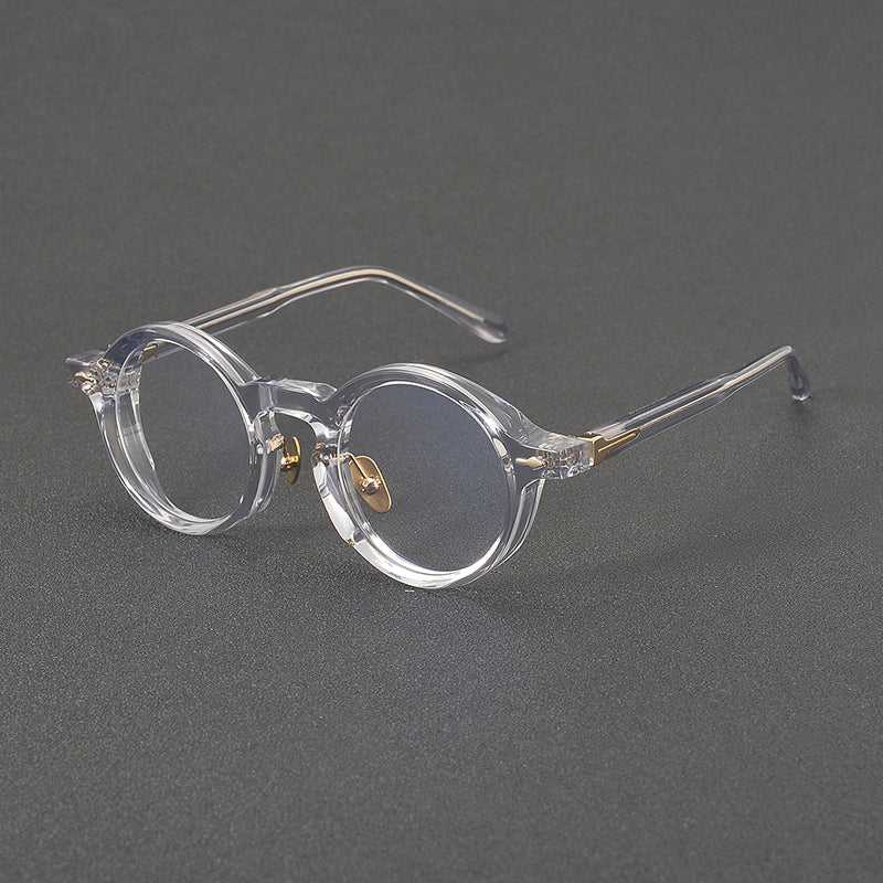 Retro Round Acetate Glasses Frames