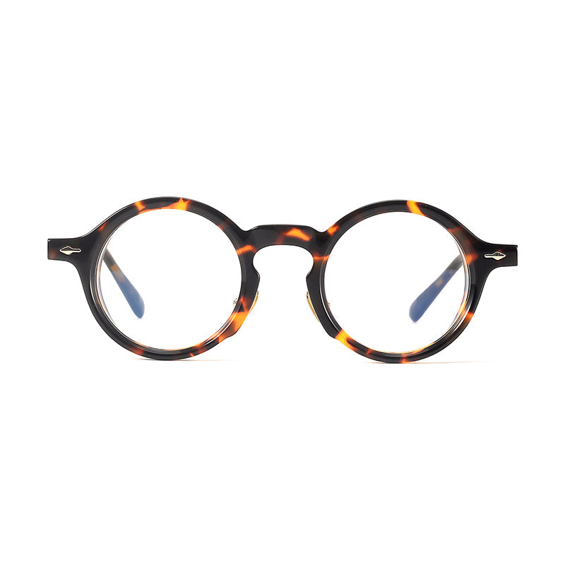Retro Round Acetate Glasses Frames additional product view