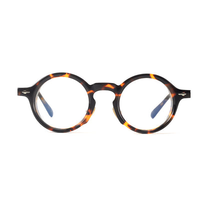 Retro Round Acetate Glasses Frames additional product view