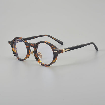 Retro Round Acetate Glasses Frames additional product view