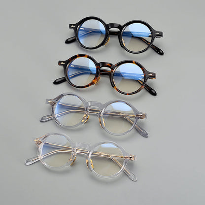 Retro Round Acetate Glasses Frames additional product view