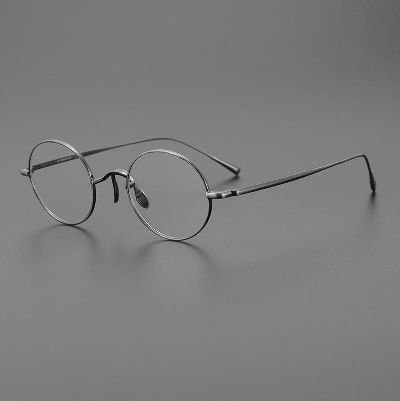 Vintage Round Titanium Glasses Frames additional product view
