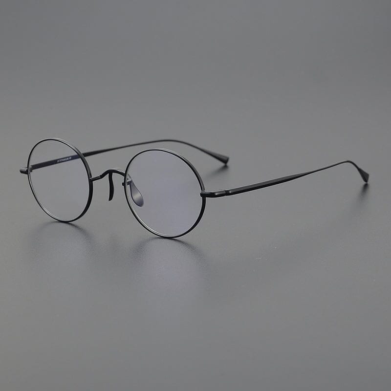 Vintage Round Titanium Glasses Frames additional product view