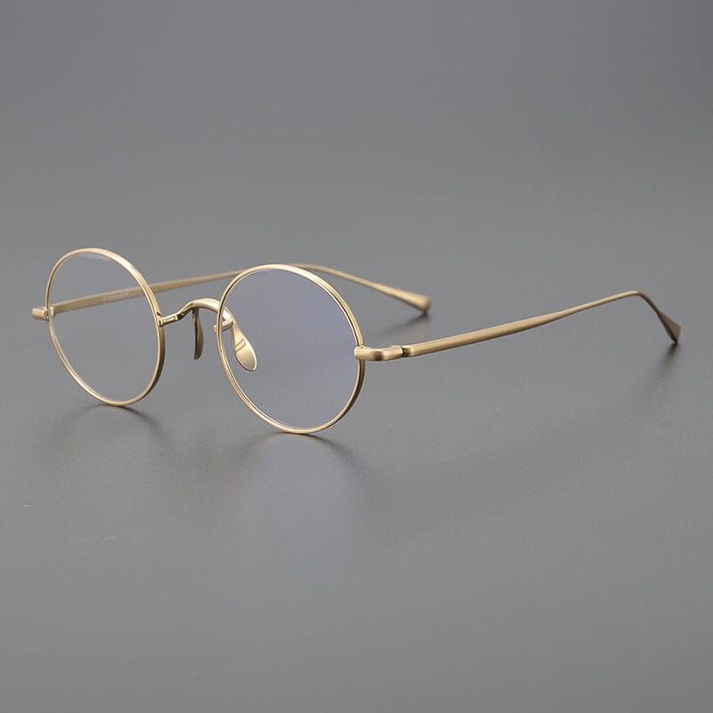 Vintage Round Titanium Glasses Frames
