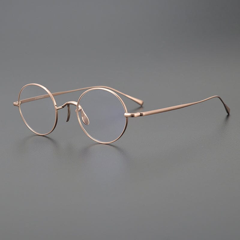 Vintage Round Titanium Glasses Frames
