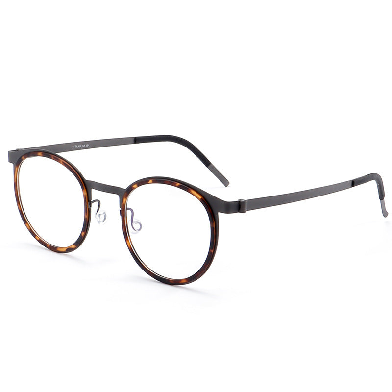 Vintage Round Titanium Glasses Frames