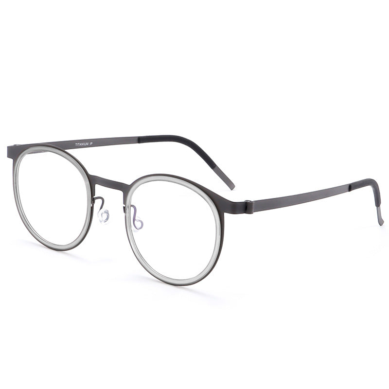 Vintage Round Titanium Glasses Frames