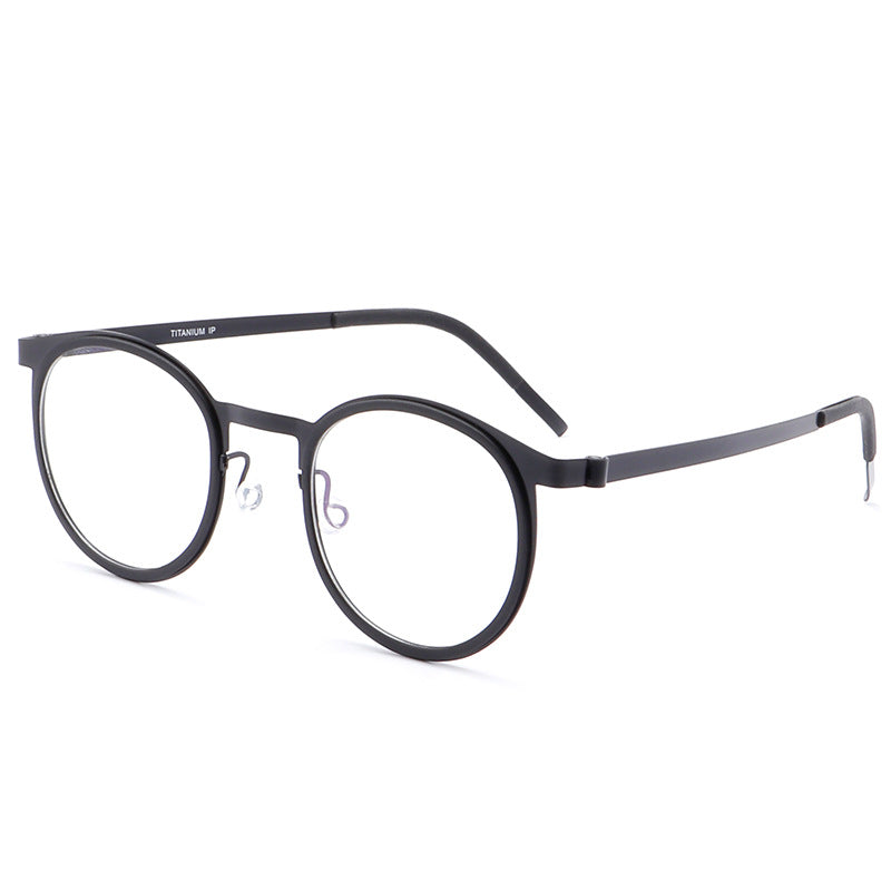 Vintage Round Titanium Glasses Frames additional product view