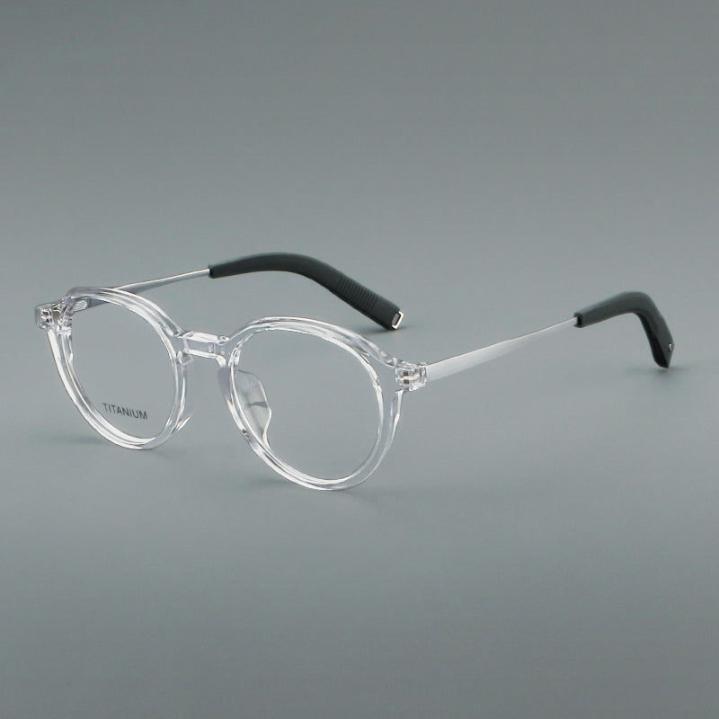 Retro Round Titanium Alloy Glasses Frames